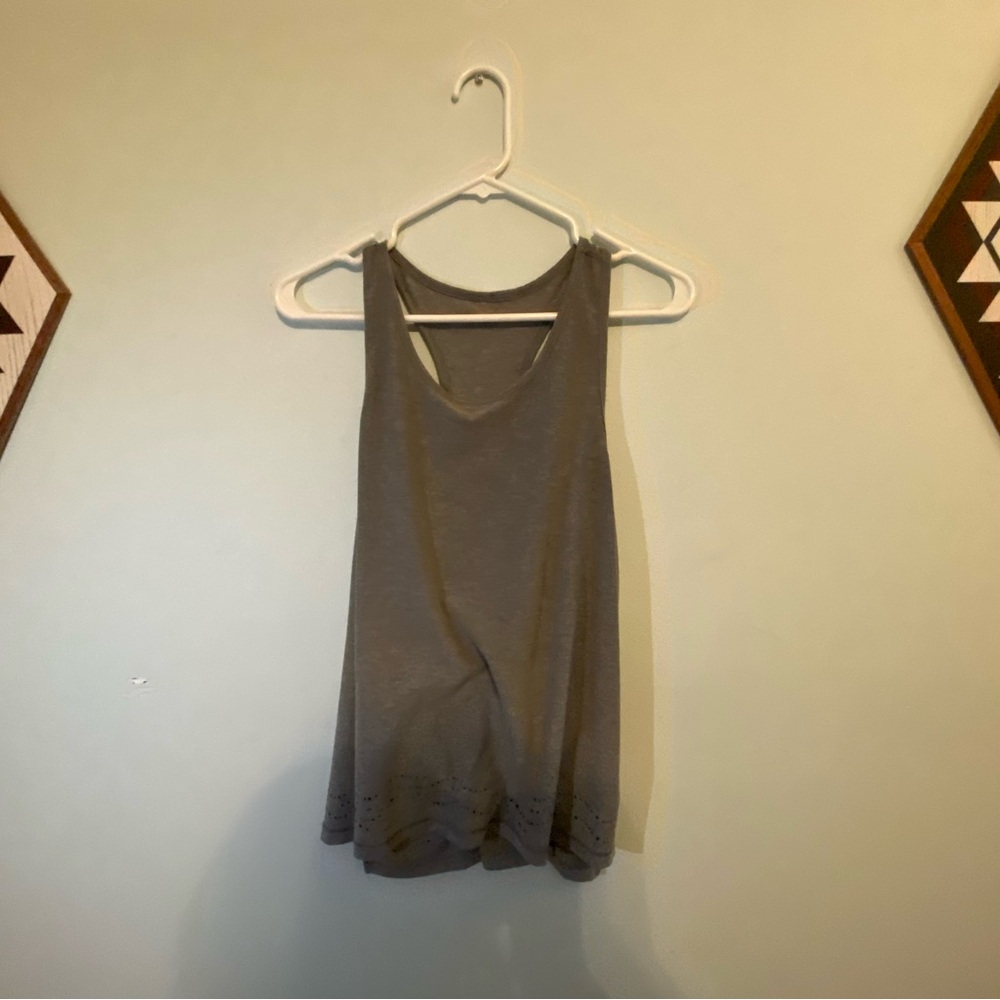 Gray Tank Top with Sleeveless Design